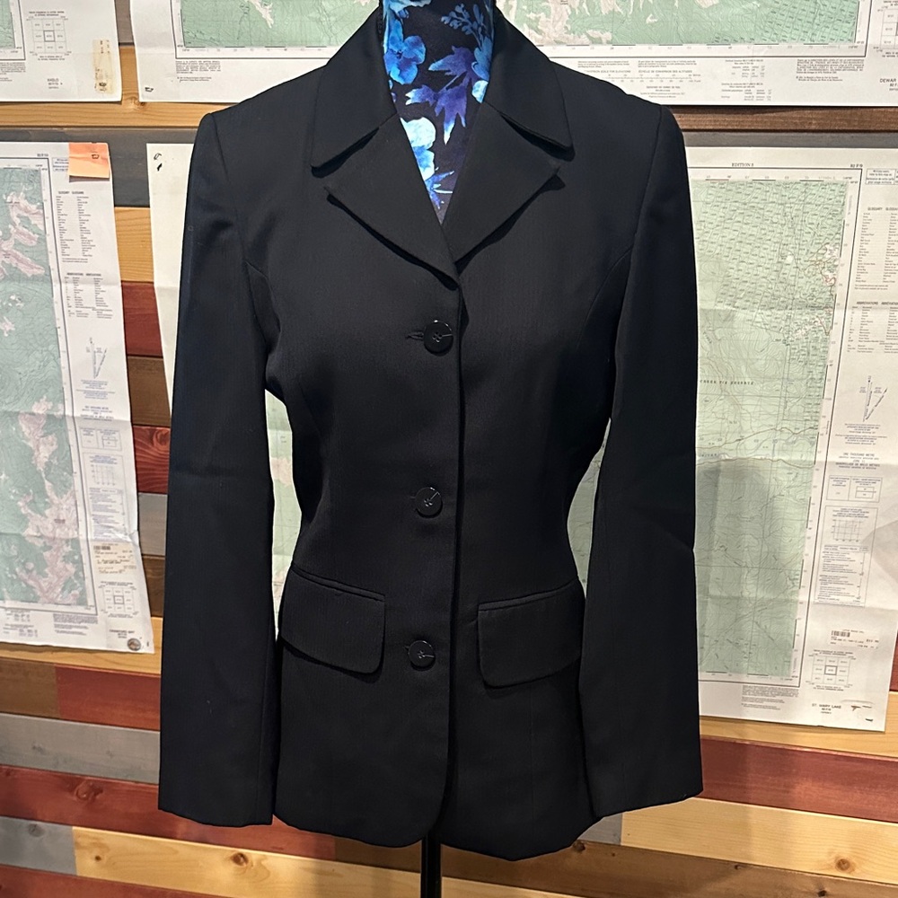 Women’s Black Tailored Blazer Jacket - Classic Single-Breasted Style 🇨🇦